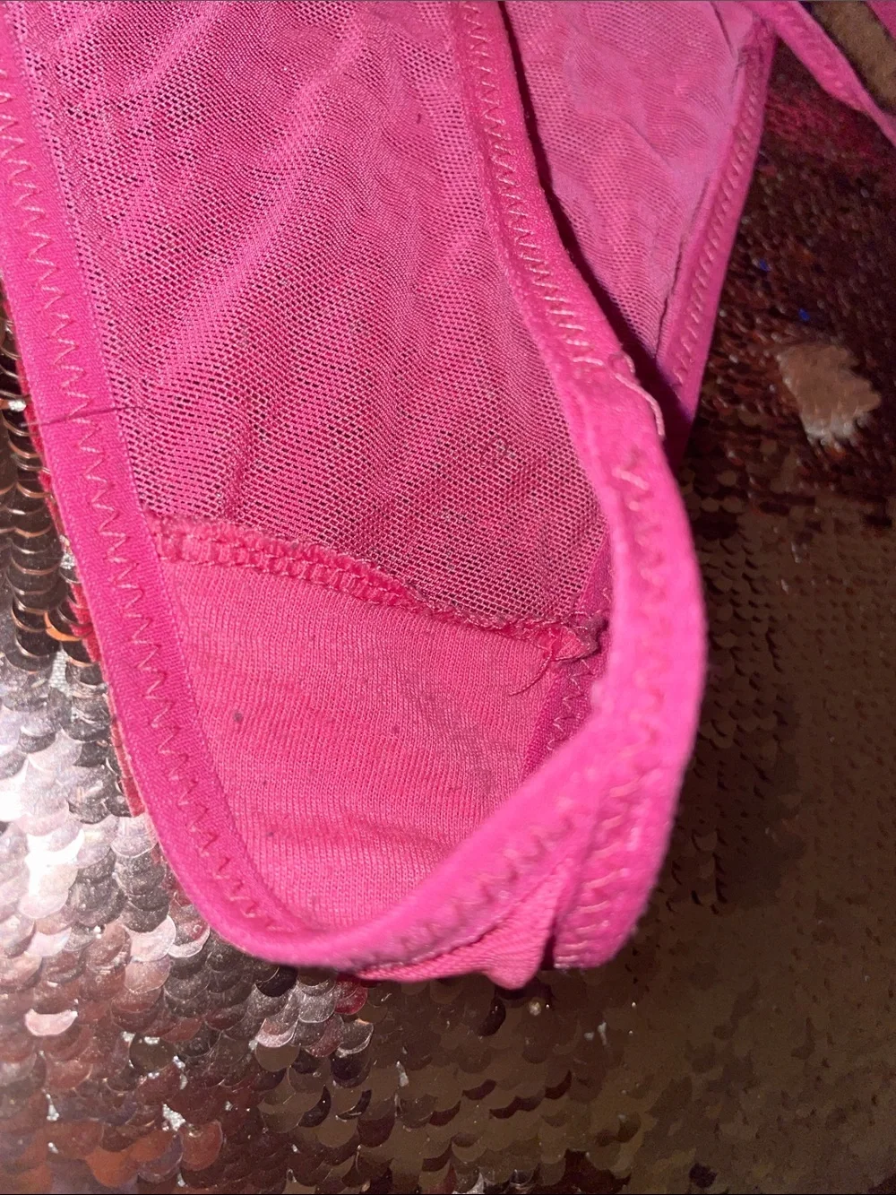 Pink G String-Very Well Worn